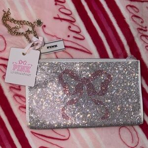 PINK × LoveShackFancy Wristlet Pouch